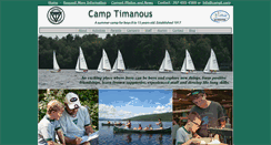 Desktop Screenshot of camptimanous.com